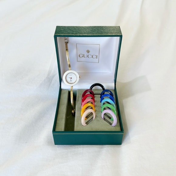 Gucci Vintage Interchangeable Bezel Watch - Picture 8 of 9